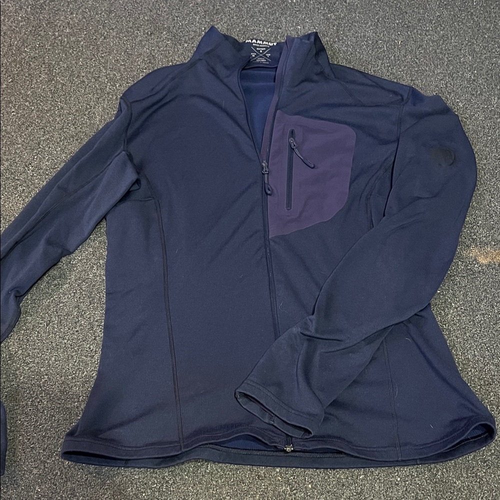 Mammut Aconcagua Navy light weight Full-Zip Jacket mid layer